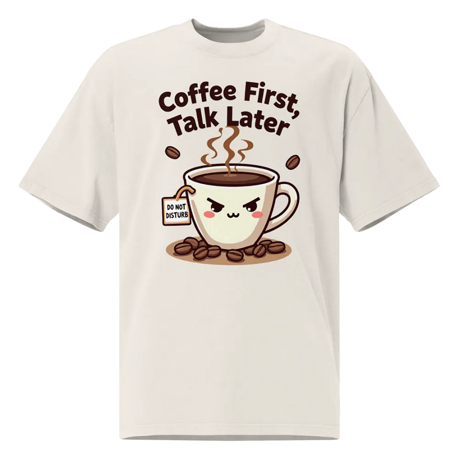 Caffeine Spirit Oversized Tee product image (3)