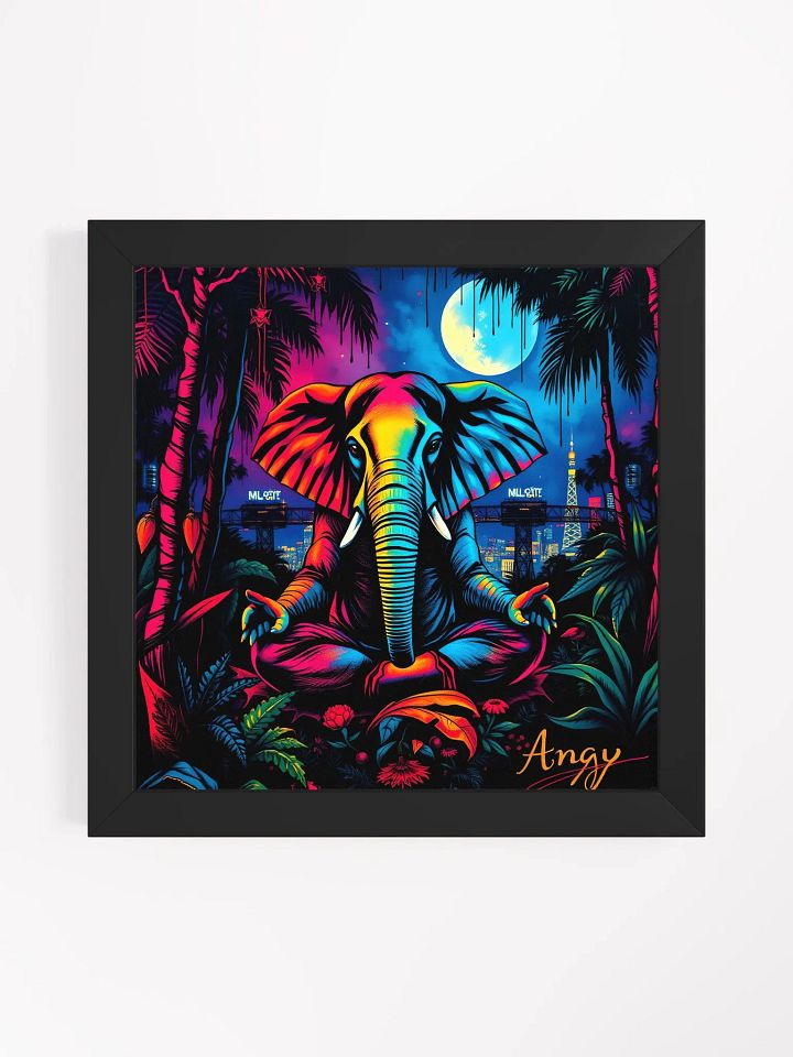 Vibrant Ayous Wood Framed Matte Poster product image (2)