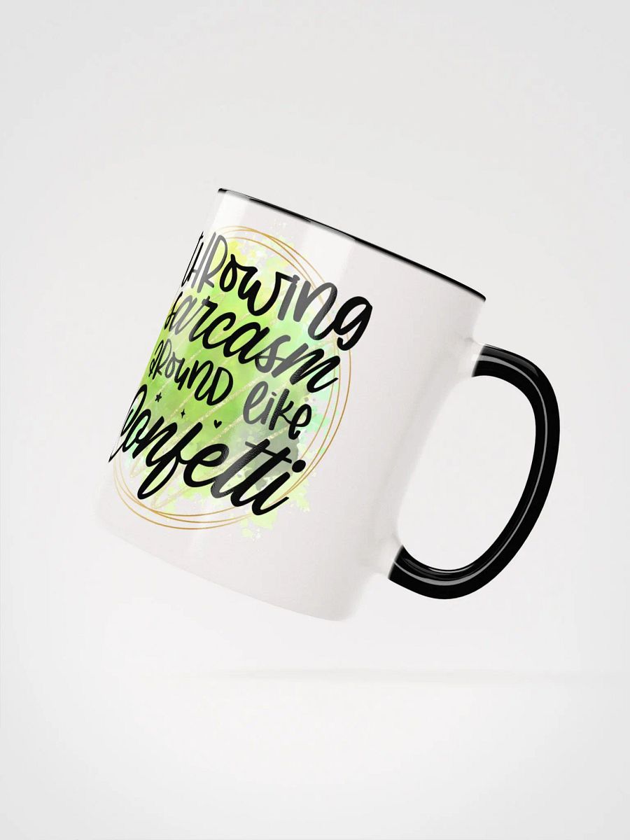 Throwing Sarcasm Ceramic Mug product image (2)
