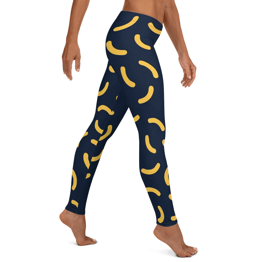 Curved Yellow Shapes All-Over Leggings product image (11)