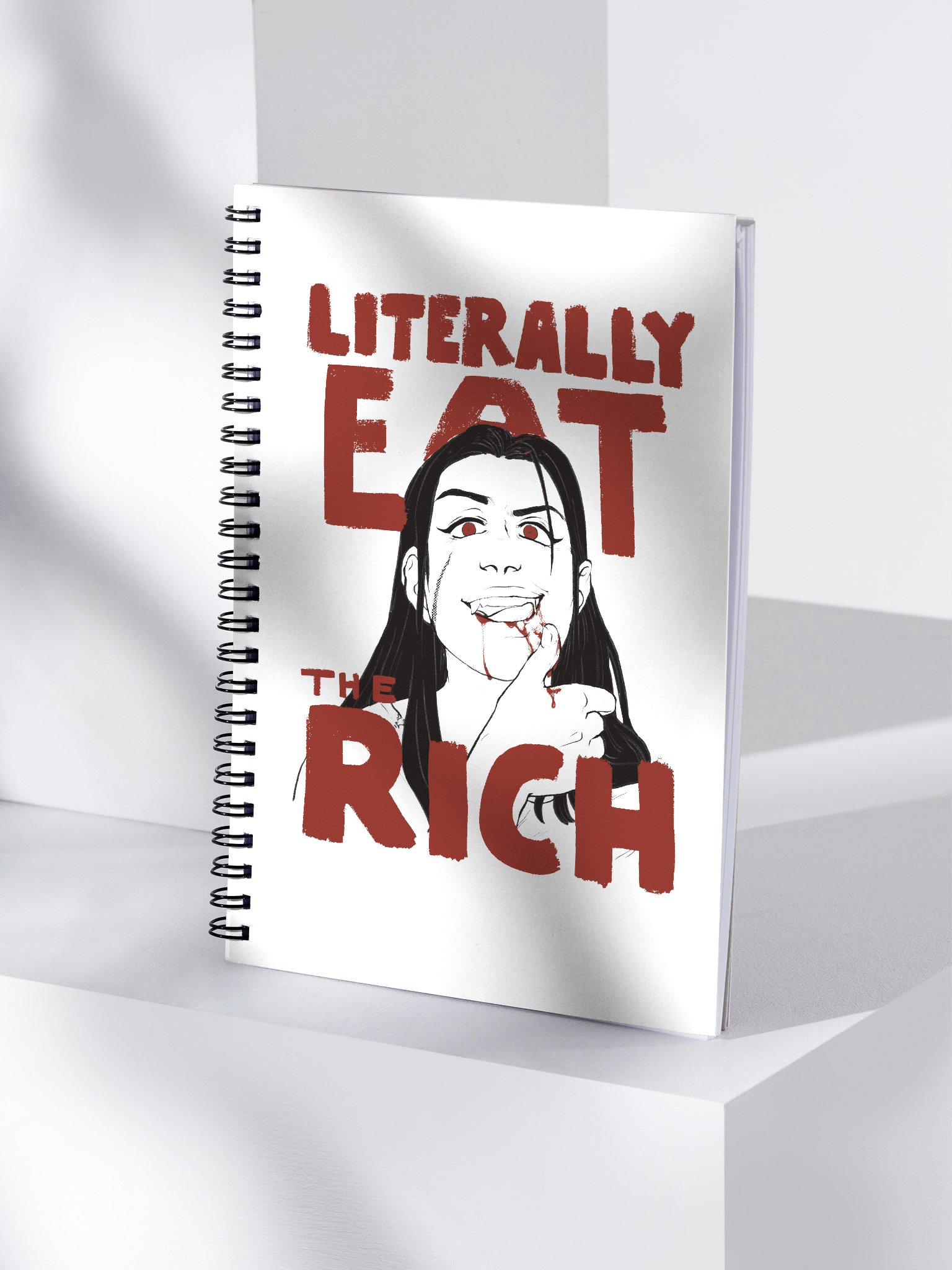 Literally Eat The Rich Spiral Notebook product image (4)