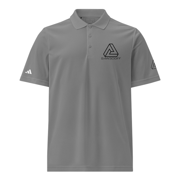 Black Outline Embroidered Sport Polo product image (1)