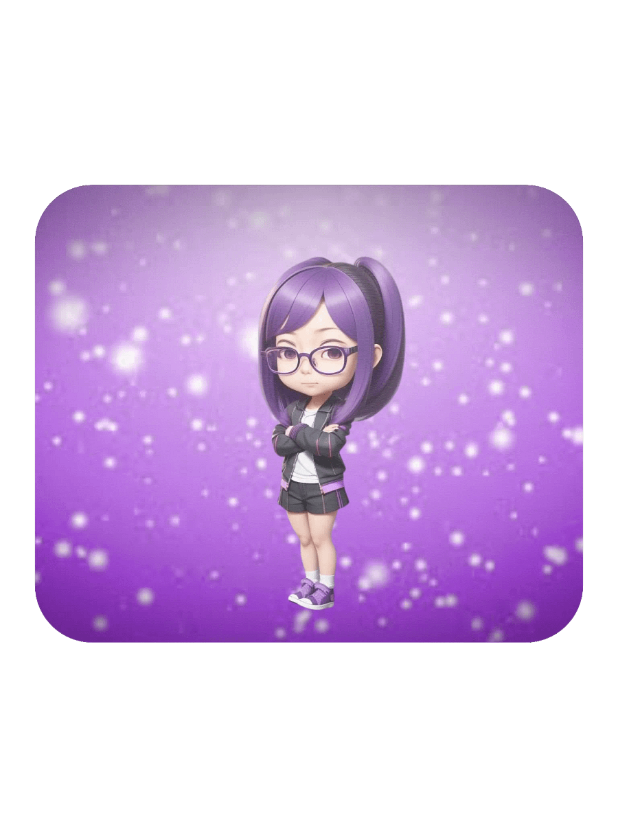 (Purple CHIBI) K Classic Mouse Pad product image (2)