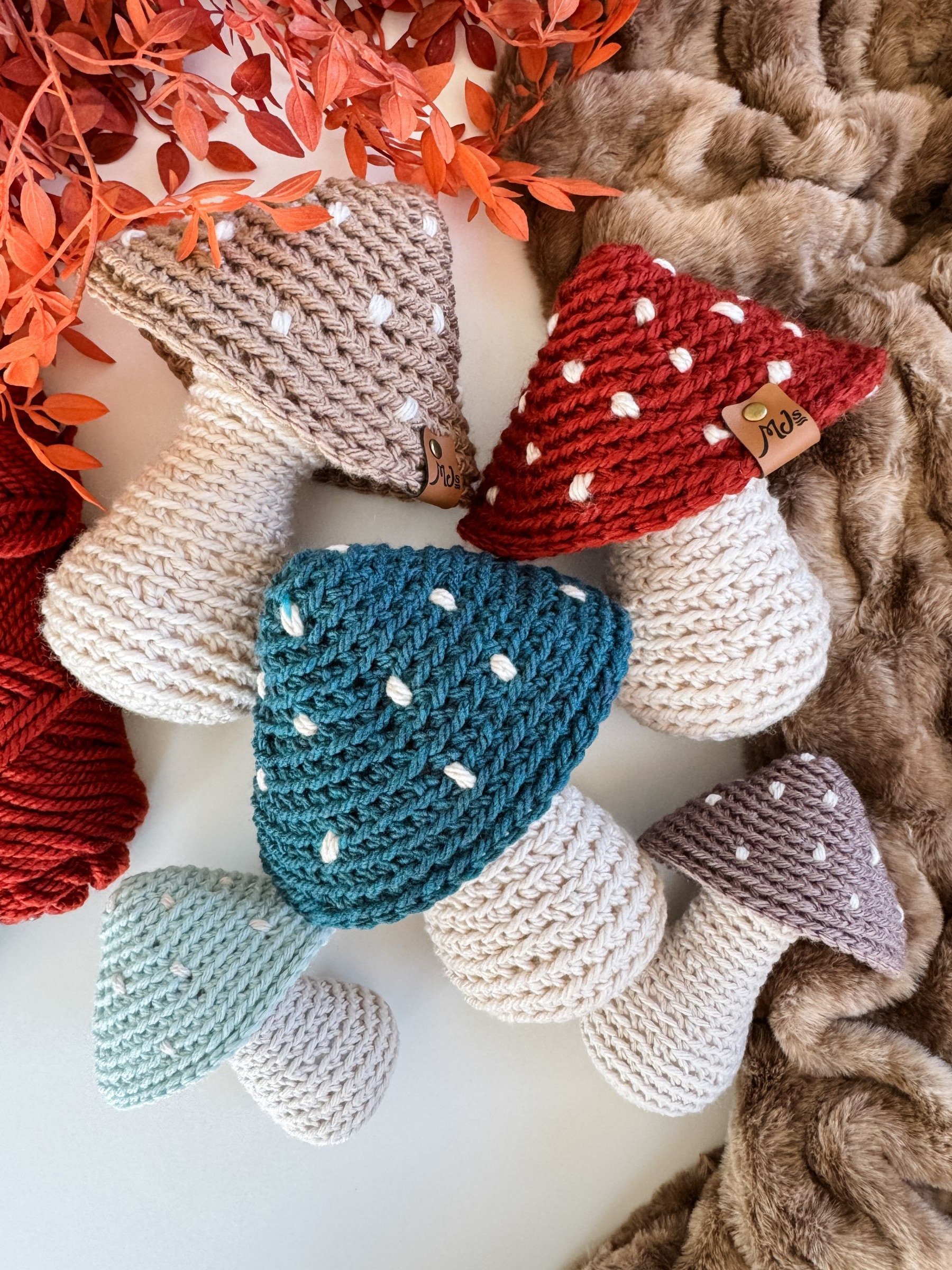 Rustic Farmhouse Mushroom Crochet Pattern product image (8)