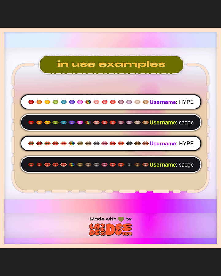 Lippie Badges [Base Set] product image (2)