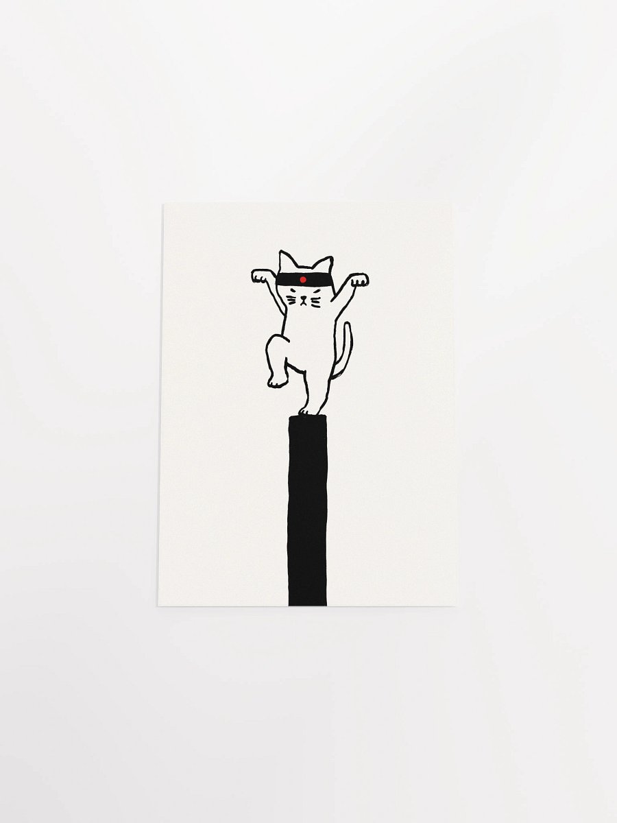 Karate Cat art print product image (29)