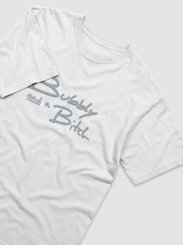 Bubbly and a B*tch (cotton candy shadow design) garment-dyed tee product image (1)