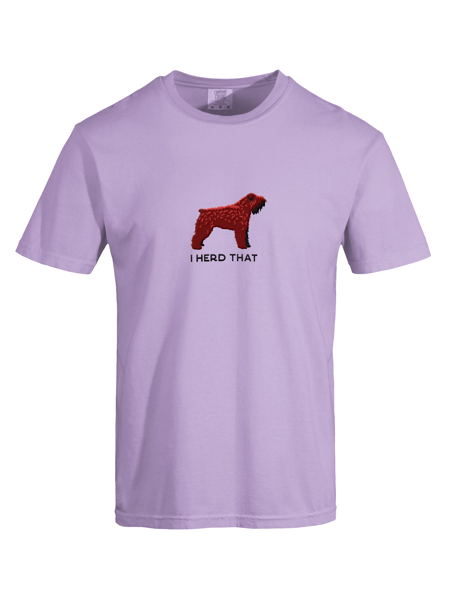 I Herd That T-Shirt(Embroidered) of a Bouvier des Flandres(Red) product image (37)