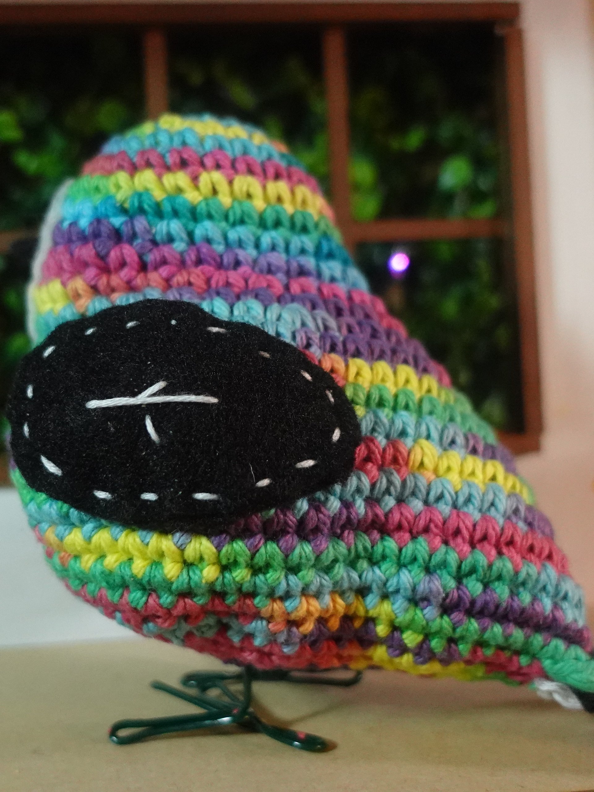 Crocheted Seasonal Fabric Bird Pattern - Regular Size product image (2)