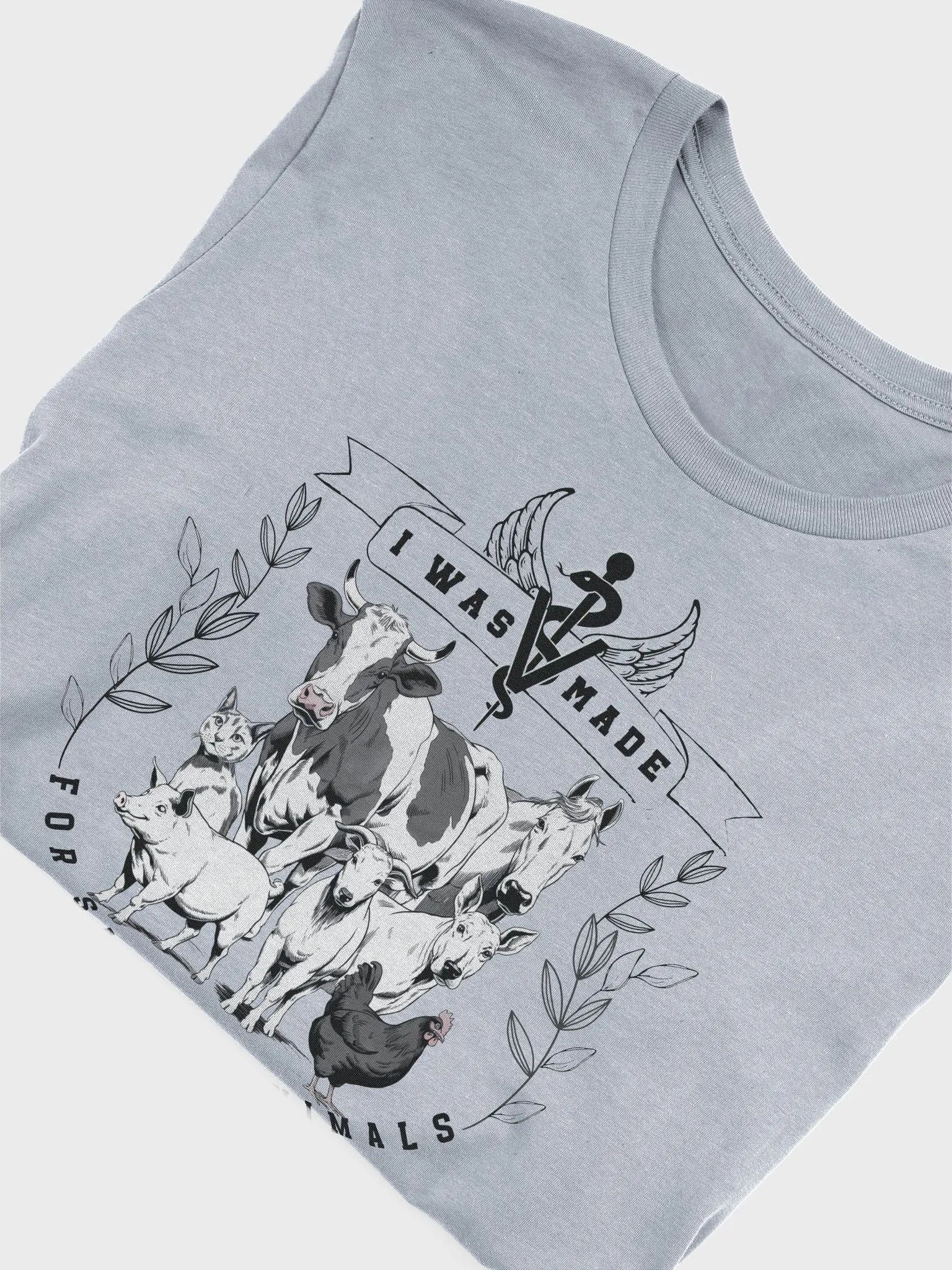 "I was made for saving animals" t-shirt product image (3)