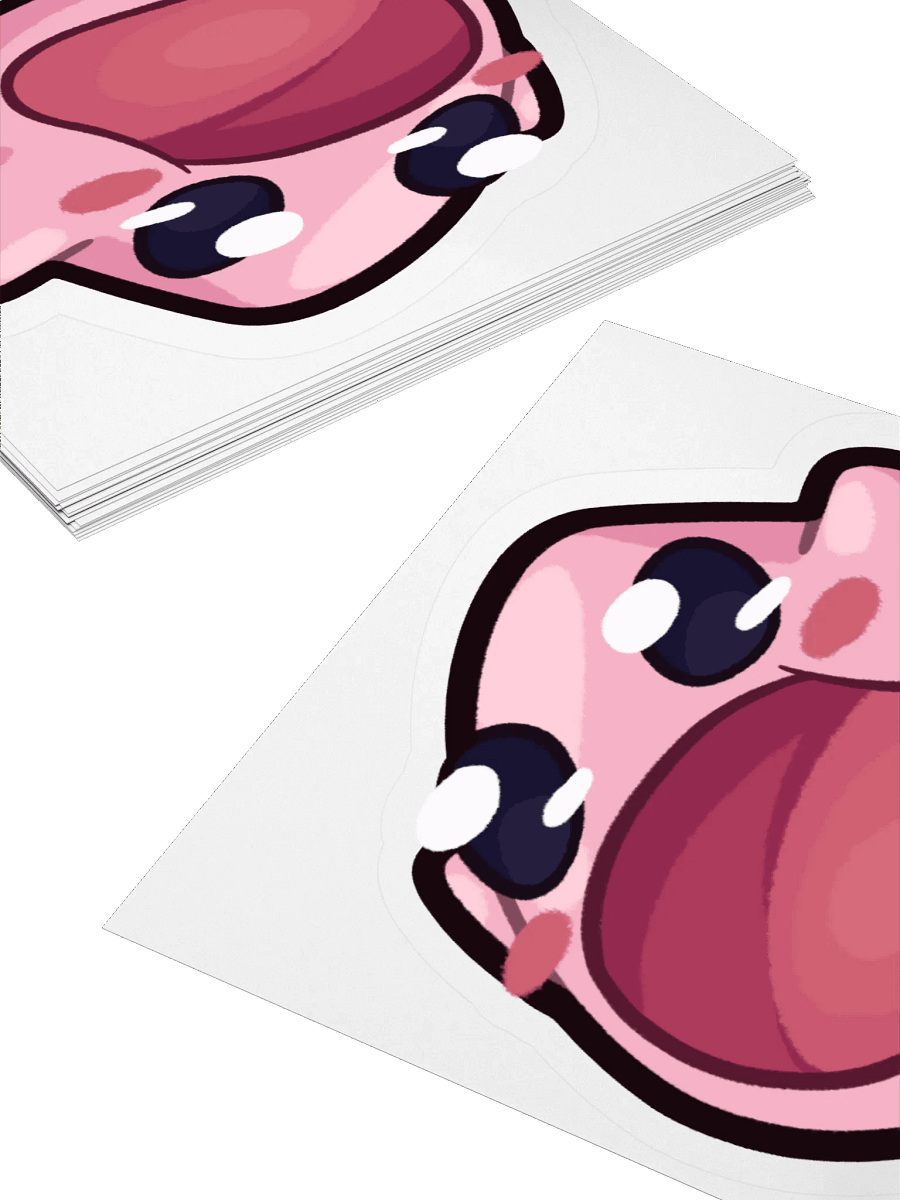 Hungry Pink Star Sticker product image (4)
