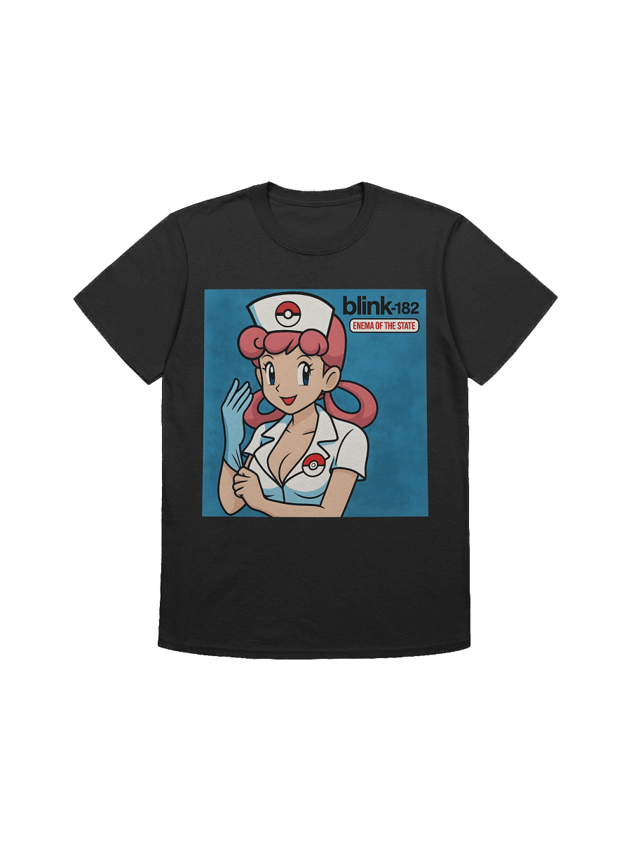 Nurse Joy × Blink-182 – Enema of the State Parody Tee product image (5)