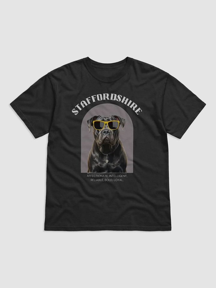 Dark Color Funny Staffordshire Relaxed Fit T-shirt product image (1)