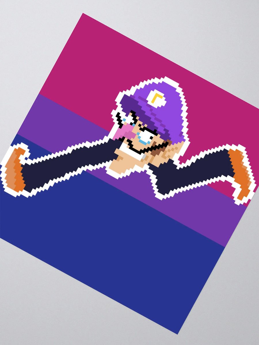 Bisexual Waluigi /// Sticker product image (6)