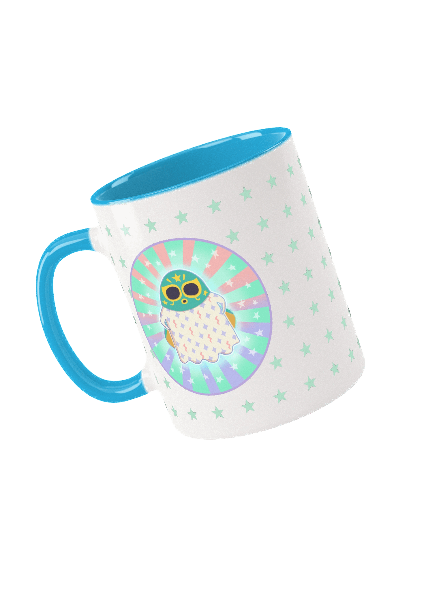 Pastel Little Ghost Luchador - Ceramic Mug product image (19)