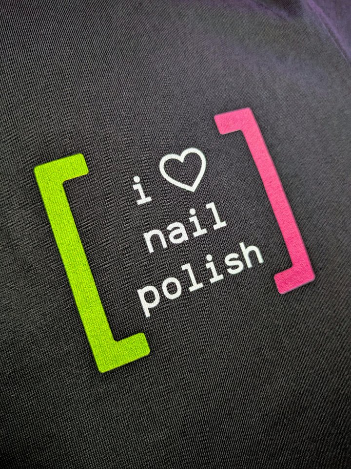 I <3 nail polish t-shirt product image (2)