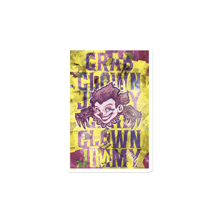 Crab Clown Jimmy Clipping Magnet product image (2)