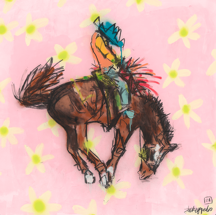 Ride it Out Baby framed print product image (1)