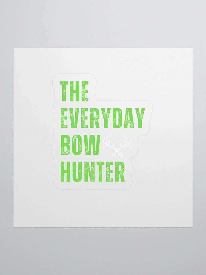 The Everday Bow Hunter with Logo Sticker product image (1)