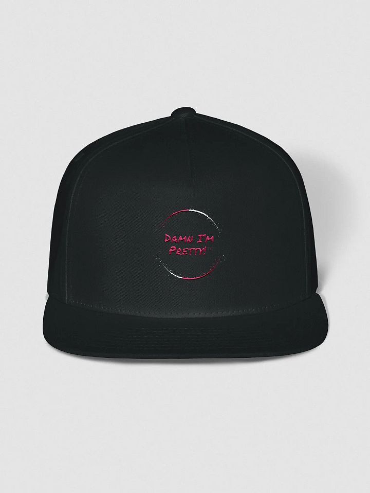 Damn I'm Pretty Cap - PINK Lettering w/ Circle (Unisex) product image (1)