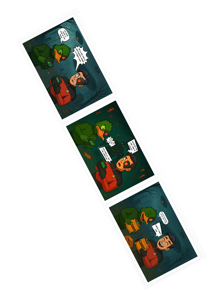 Minimable X That’s_CDB2U Comic Issue #1 - Sticker product image (2)