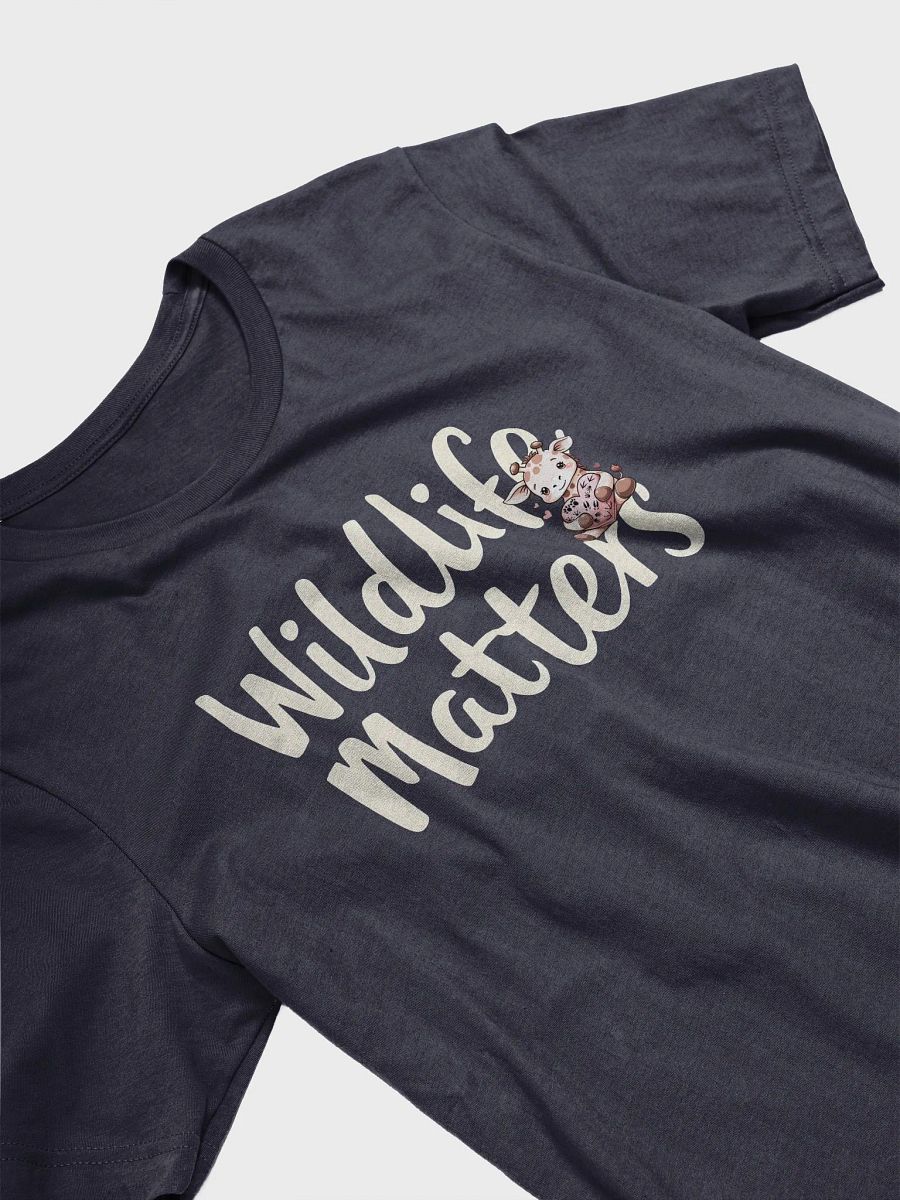 Cute Giraffe Animal Lover Tee, Conservation Awareness Shirt, Vet Tech Gift, Wildlife Rescue Unisex Graphic Tee, Wildlife Matters Giraffe T-Shirt product image (3)