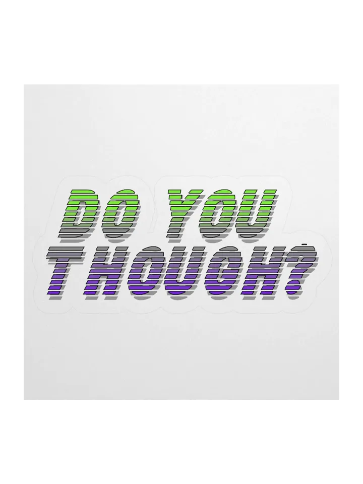 PASP Do You Though? Sticker product image (1)