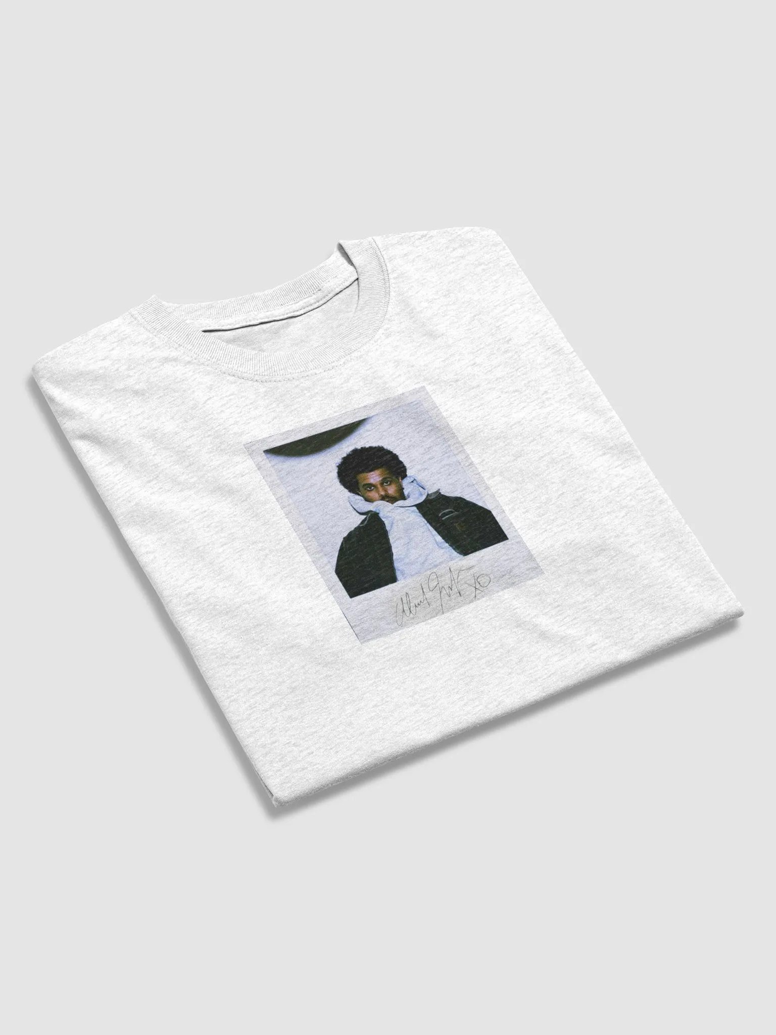 The Weeknd Polaroid with Signature T-shirt product image (4)