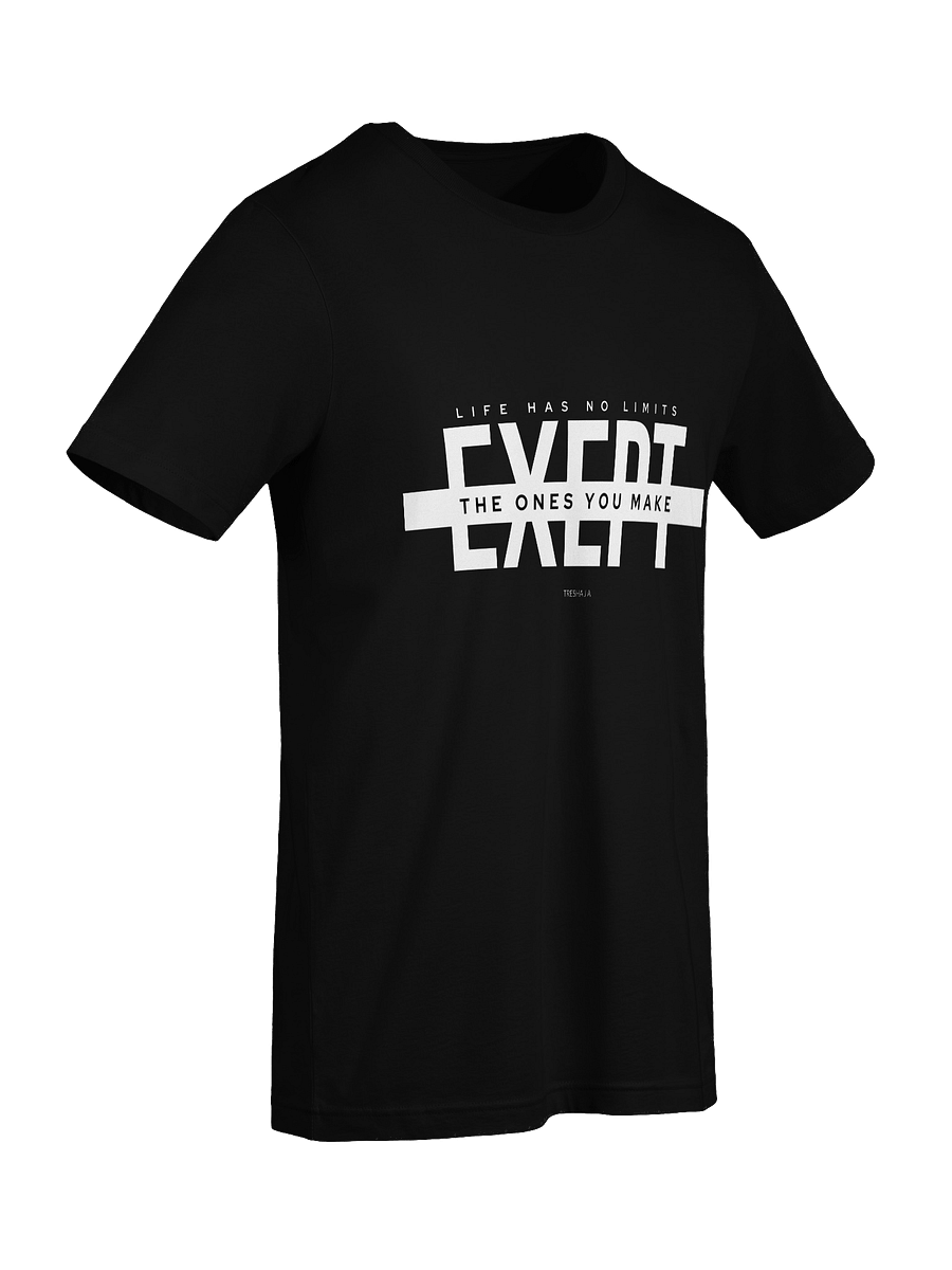 No Limits Black Tee – Break the Box You Built product image (4)