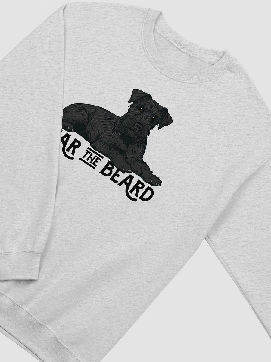 Fear the Beard Sweatshirt of a Schnauzer(Black) | Funny Shirt for Bearded Dog Paw-rents product image (26)