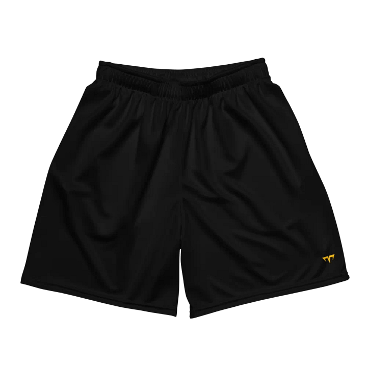 Unisex Activewear - Jersey Shorts Black - Printed Gold Logo product image (1)