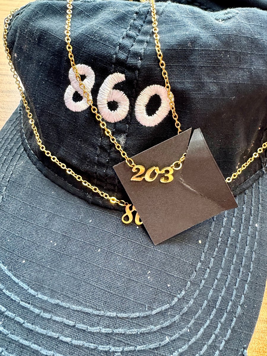 Connecticut Area Code Necklace product image (4)