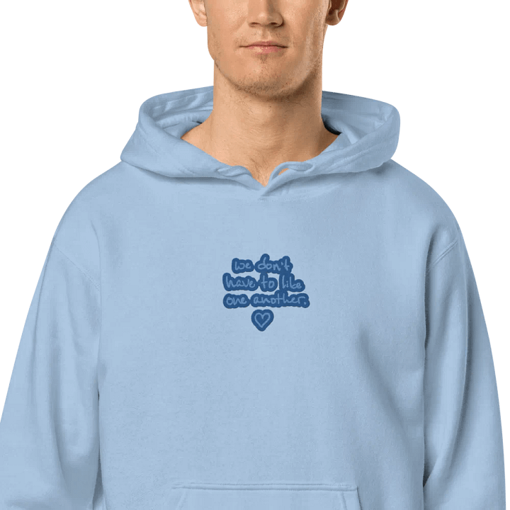 ONE ANOTHER (creek) embroidered pigment hoodie product image (2)