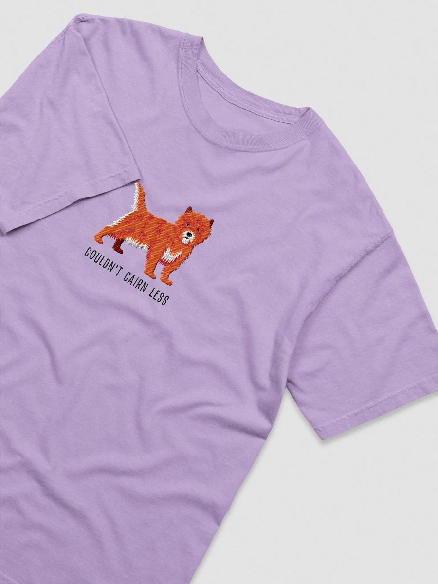Couldn't Cairn Less T-Shirt(Embroidered) of a Cairn Terrier(Red) product image (35)