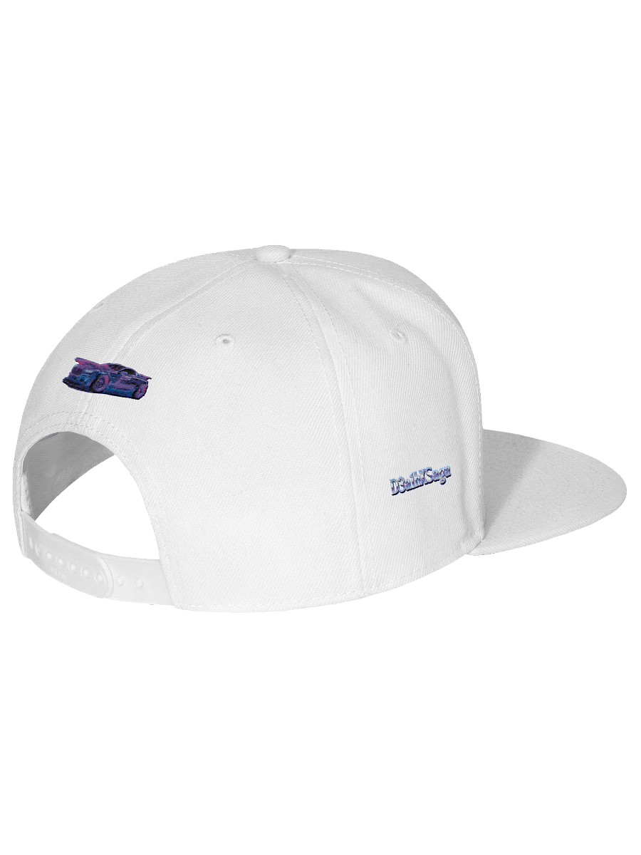 D3a1hXSaga — Neon Reaper Snapback - White Edition product image (2)