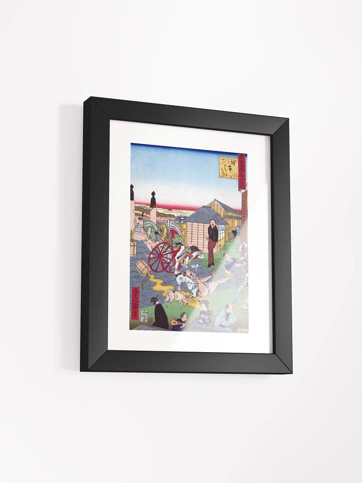 Nihonbashi - Humorous Ukiyo-e from 36 Views of Tokyo （日本橋 - 東京名所三十六戯撰） product image (2)