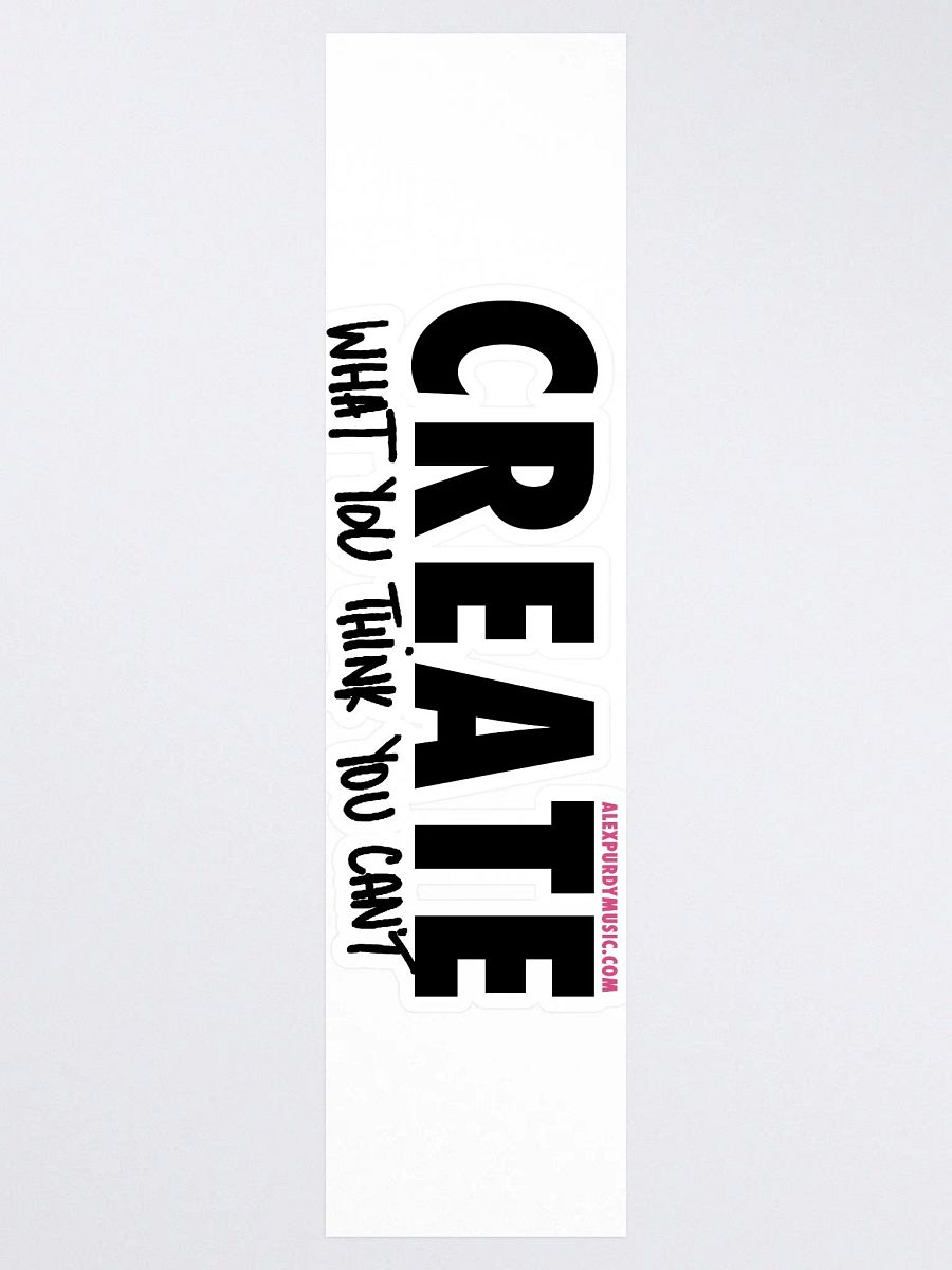 CREATE bumper sticker product image (3)