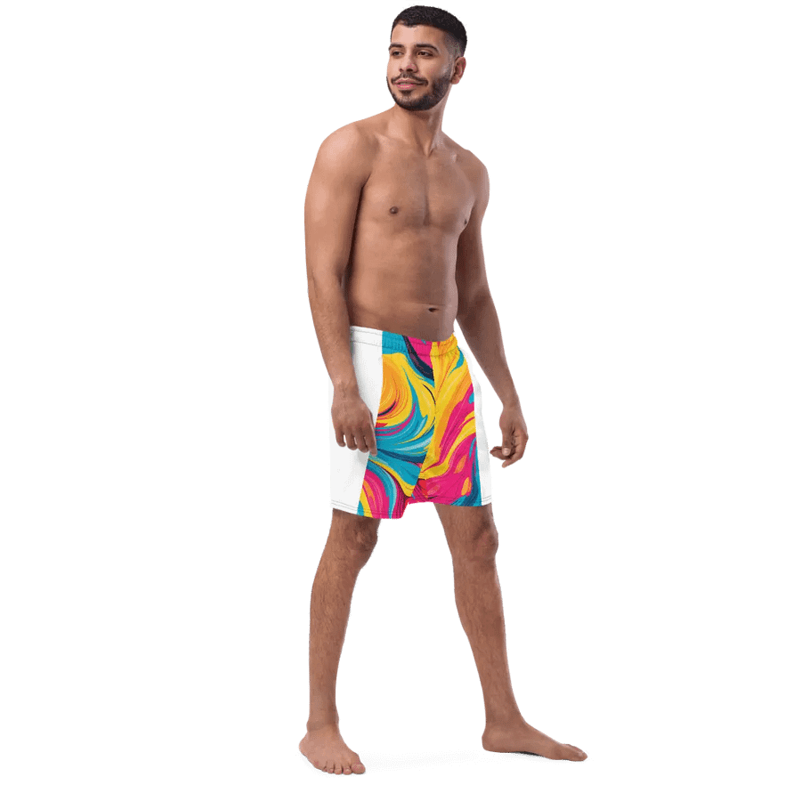 Vivid Wave Men's Swim Trunks product image (6)