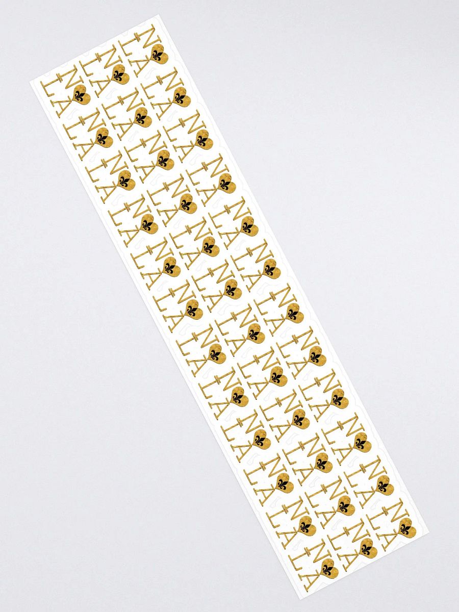 I LOVE NOLA **LEGACY STICKER** (GOLD WRAP FULL LONG) product image (2)