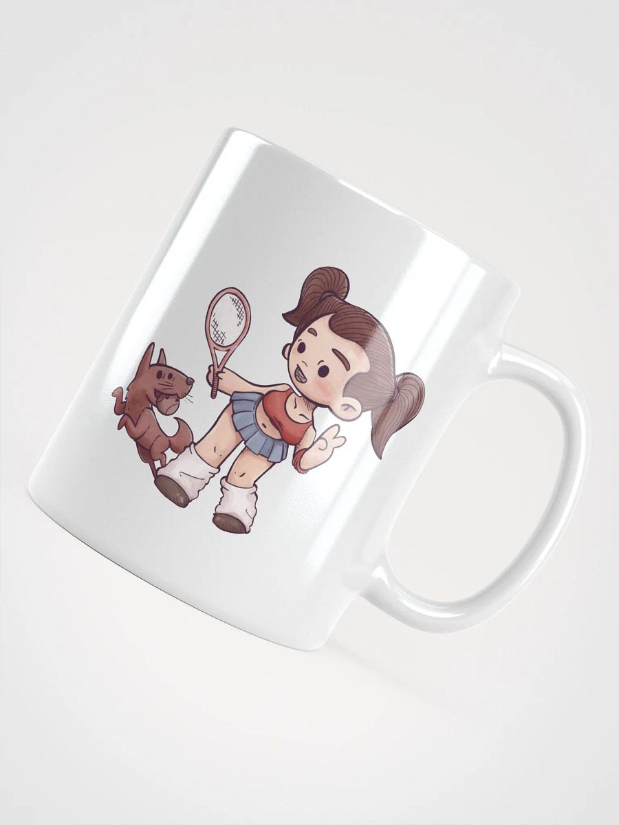 She & Her Pet | White Glossy Mug product image (12)