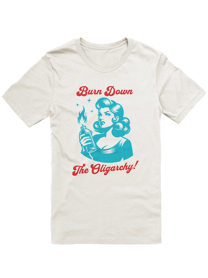 Burn Down The Oligarchy Retro Supersoft T-Shirt product image (3)