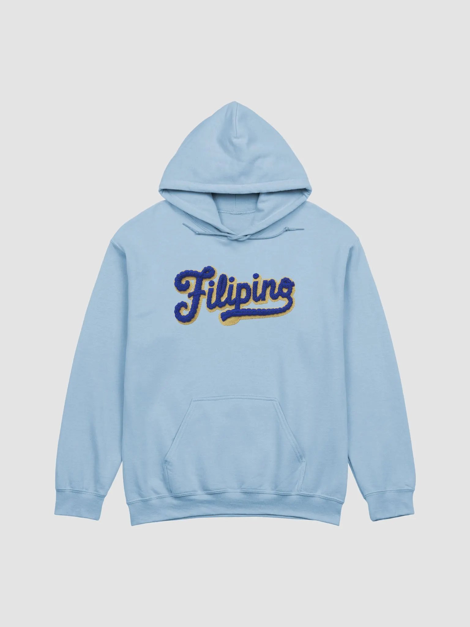 Filipino Braided Blue Hoodie product image (4)