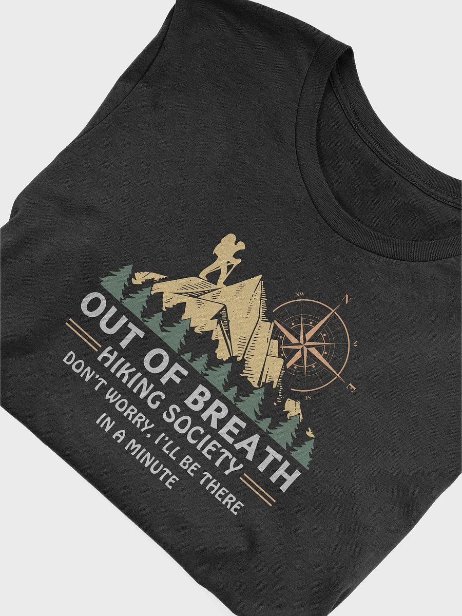 Out of Breath Hiking Society Dark Unisex Jersey Short Sleeve Tee product image (5)