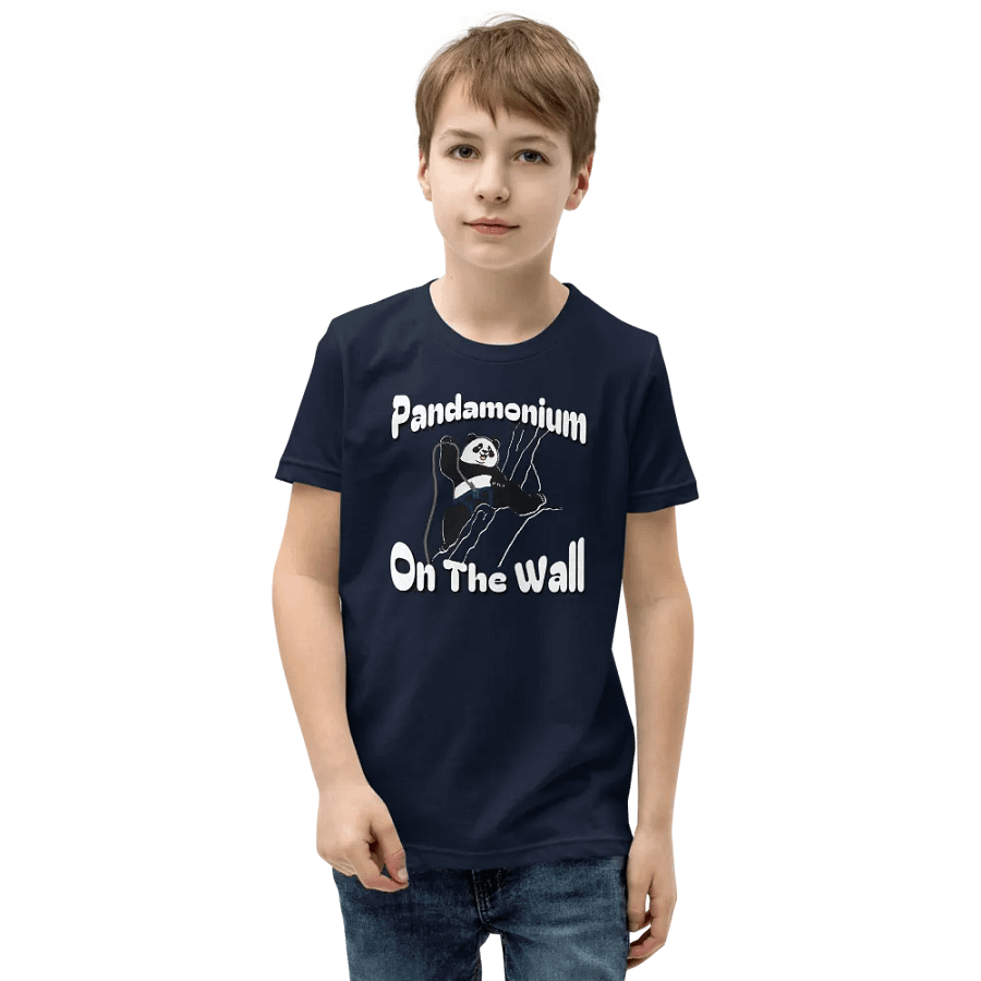 Pandamonium On The Wall - Youth Climbing T-Shirt product image (1)