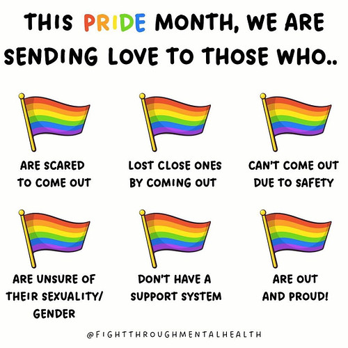 It’s PRIDE MONTH!! 🏳️‍🌈Send love NOT hate to those part of this community this month. 💚