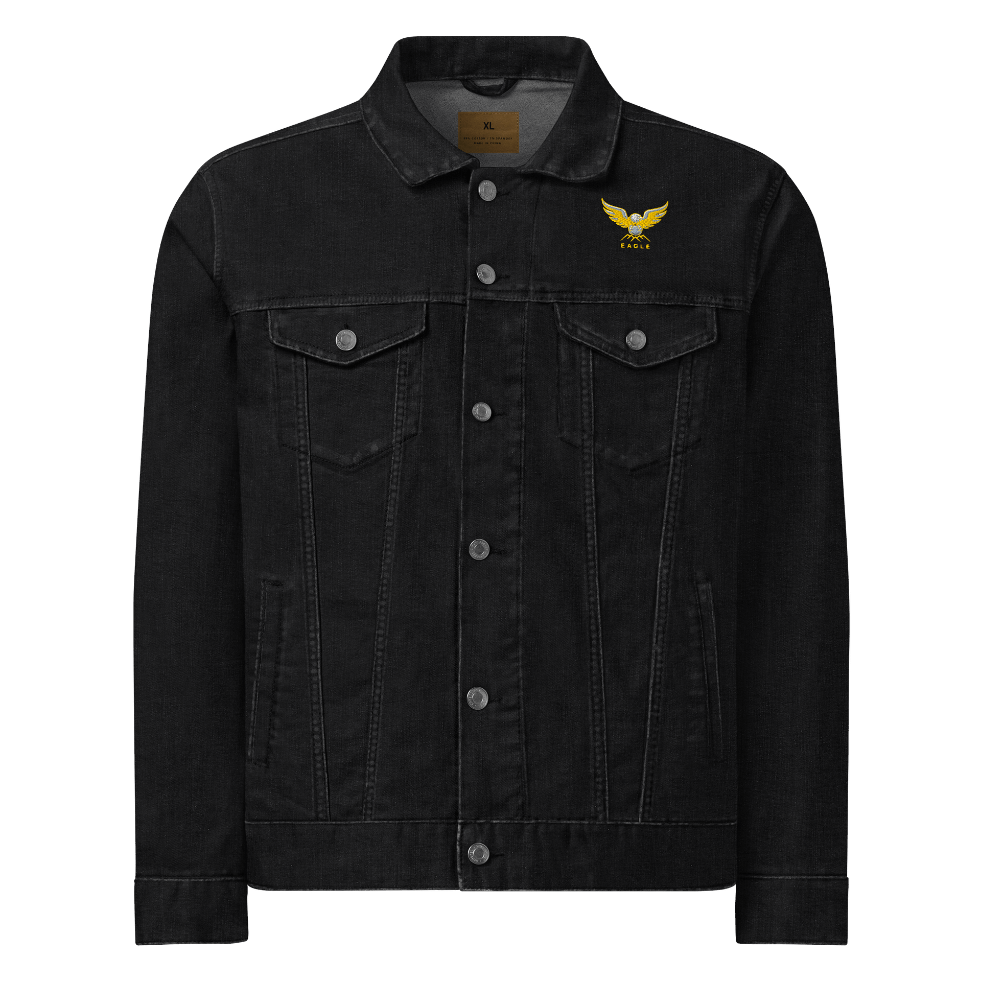 Eagle Unisex Threadfast Denim Jacket - Heavyweight, Bold Style, Black Denim & More product image (1)