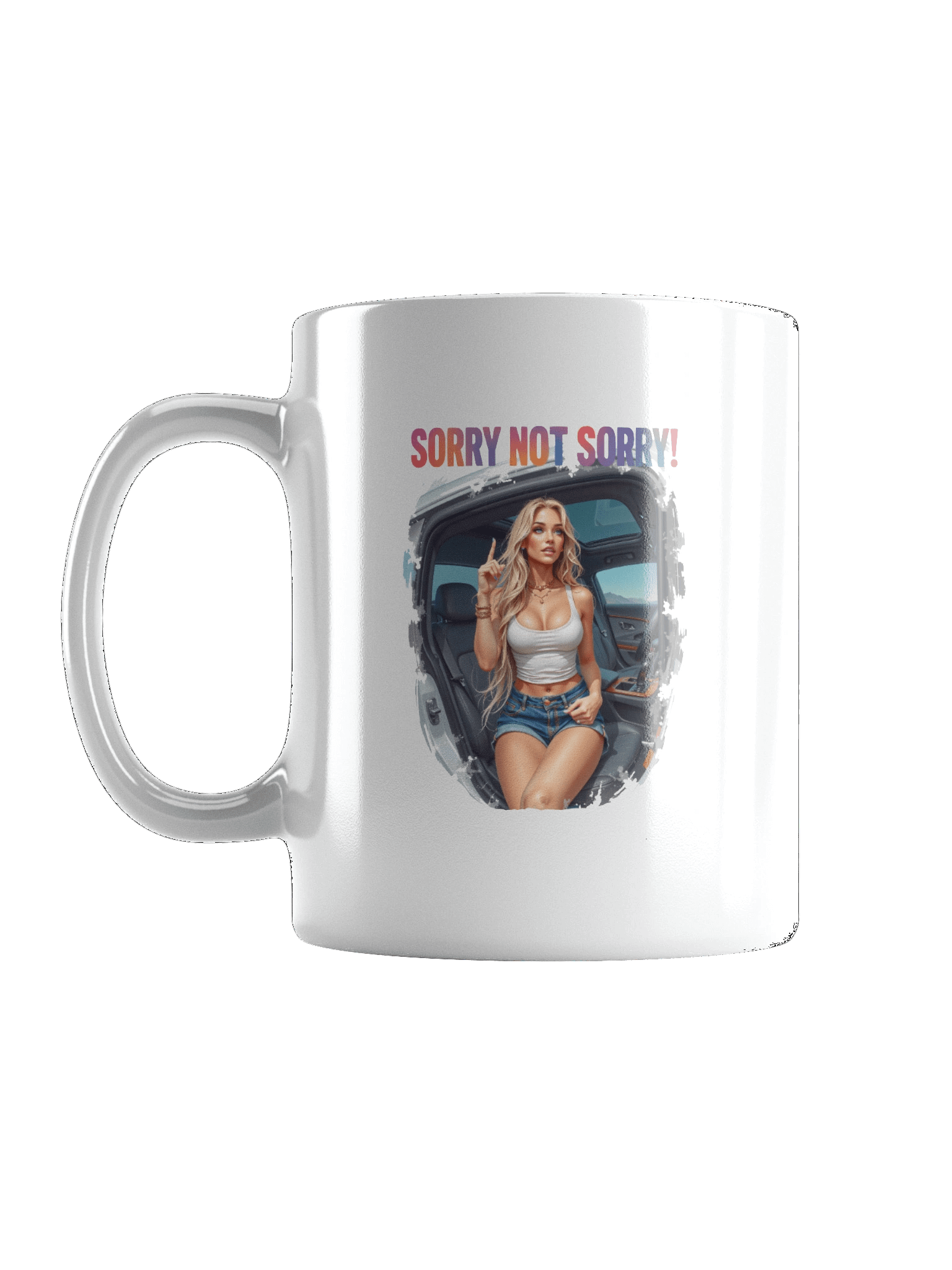 Sorry Not Sorry White Mug product image (1)
