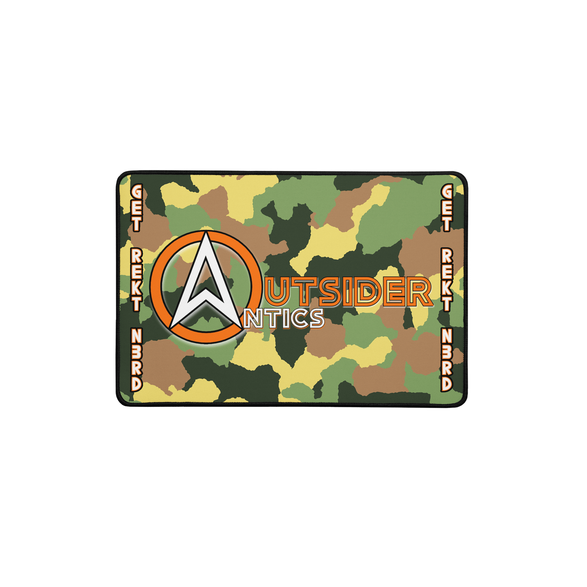 'OutsiderAntics' Logo Desk Mat - *Camo Theme* product image (1)