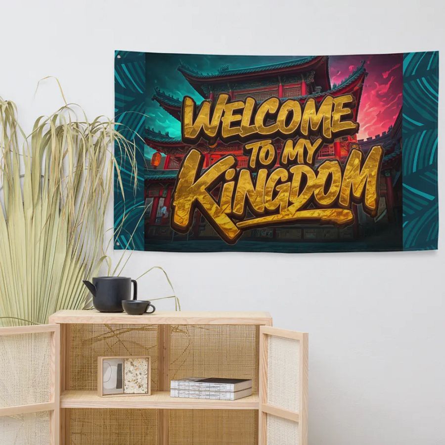 Kingdom Welcome All-Over Flag product image (7)