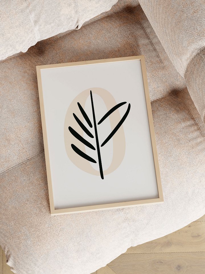 Frond Memory Minimalist Poster product image (1)